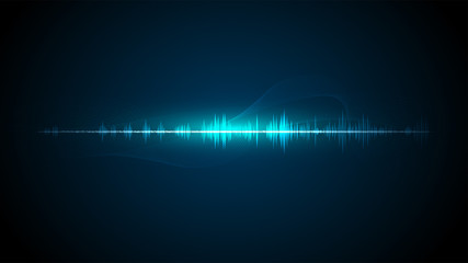 line soundwave abstract background