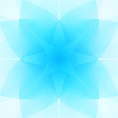 青い花びら型の背景