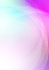 Abstract curved colorful background