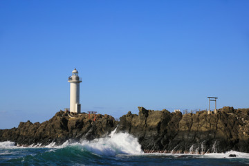 山形県鶴岡市　鼠ヶ関灯台