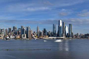 Fototapeta na wymiar Manhattan Skyline from New Jersey