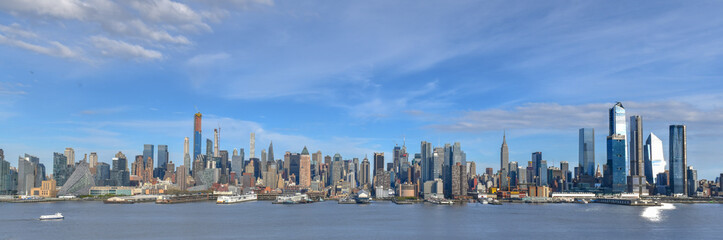 Manhattan Skyline from New Jersey - obrazy, fototapety, plakaty