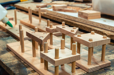 Carpentry workshop for the manufacture of wooden toys