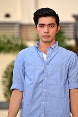 A Serious Male Man