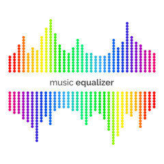 Colorful music equalizer 