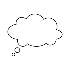 Obraz premium Speech bubbles Icon vector