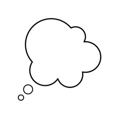 Speech bubbles Icon vector
