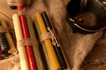 Handmade Candles for ritual cleansing 