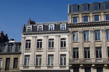 Fototapeta na wymiar Vieiiles façades de Lille
