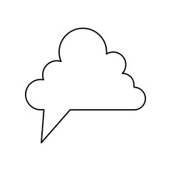 Speech bubbles Icon vector