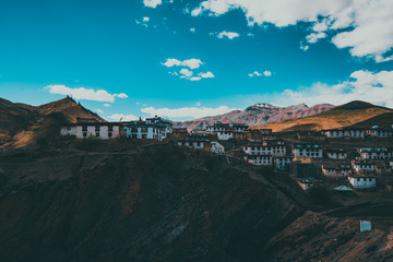 Small village in the himalayan range, State of himachal pradesh, India