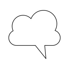 Speech bubbles Icon vector