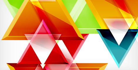 Triangle abstract background