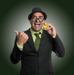Actitud positiva en el negocio