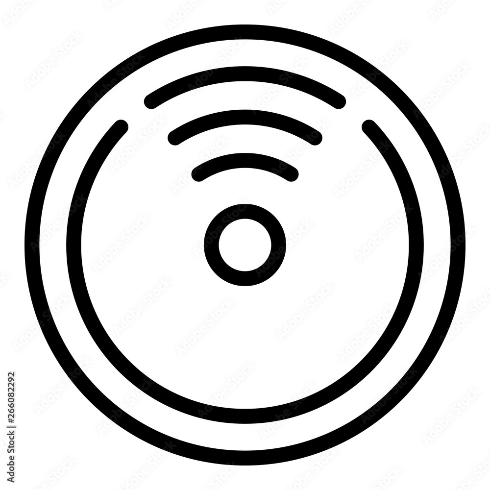 Poster 5g signal in the circle icon. outline 5g signal in the circle vector icon for web design isolated on