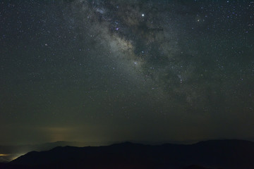 日本の四国カルストの星空