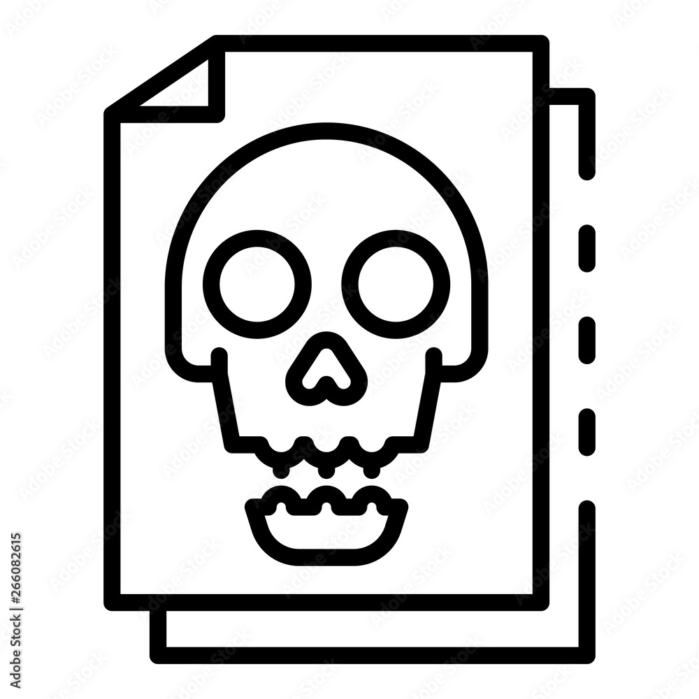 Aufkleber infected files icon. outline infected files vector icon for web design isolated on white background