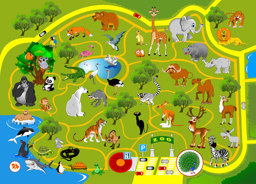 Zoo Map Images – Browse 5,575 Stock Photos, Vectors, and Video | Adobe Stock