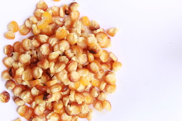 Food concept, corn seeds background.