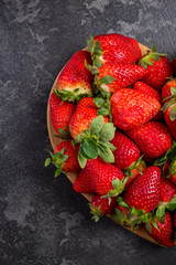 Love for healthy eating and fresh fruits concept