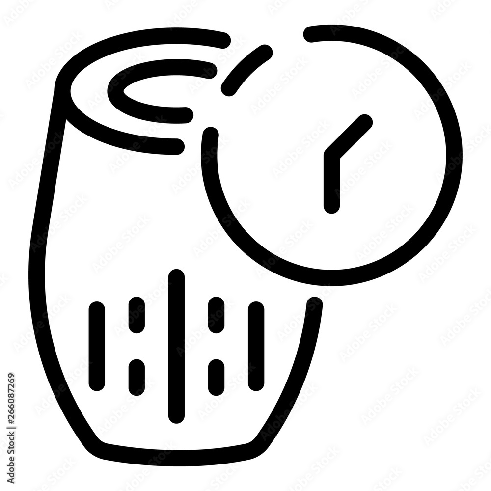 Poster portable wireless speaker icon. outline portable wireless speaker vector icon for web design isolate