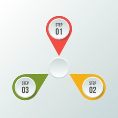 Circle chart, Circle infographic or Circular diagram