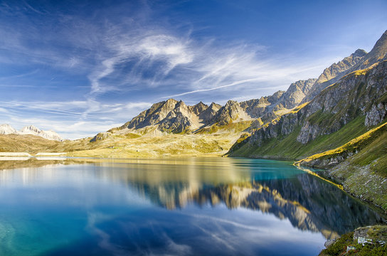 lake in the mountains