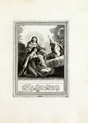 Christian illustration. Old image
