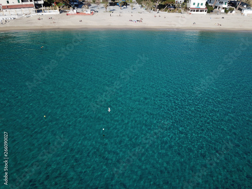Spiaggia Di Cavoli Veduta Aerea Con Drone Isola Delba