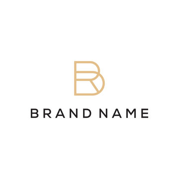 RB monogram logo design