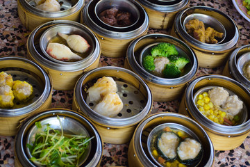 Dim Sum Chinese food ้้has a delicious and appetizing taste