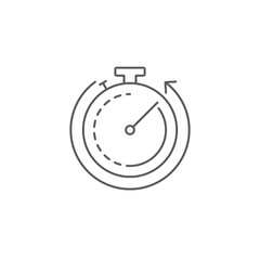 history vector icon concept, isolated on white background