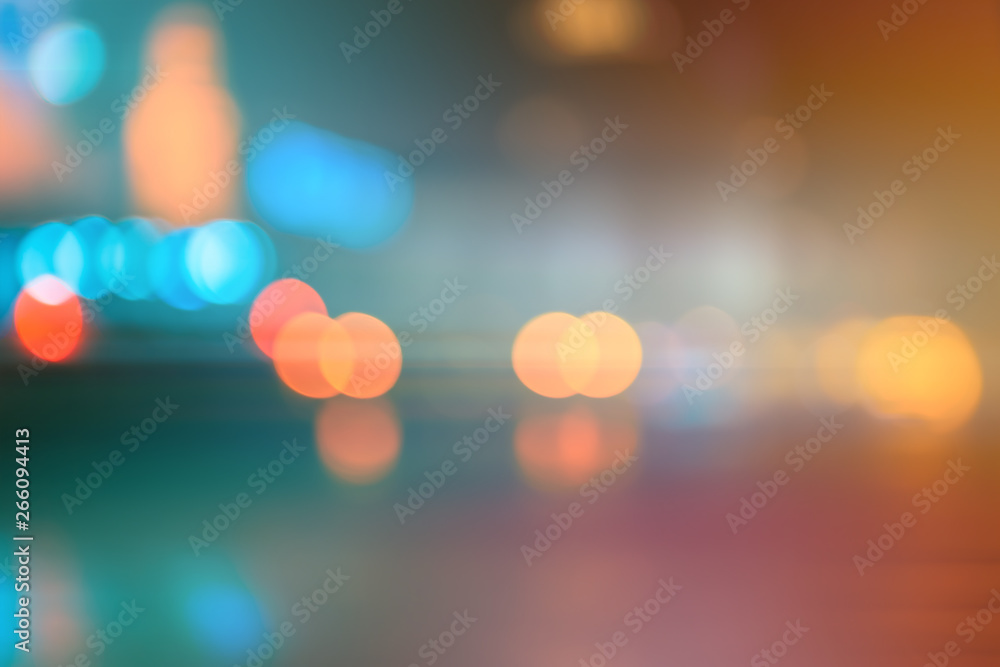Aufkleber abstract colorful circular bokeh background, abstract background