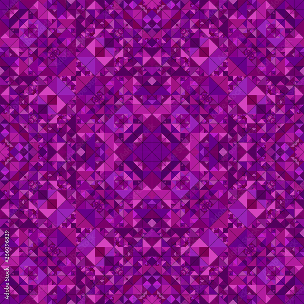 Poster purple abstract repeating triangle mosaic kaleidoscope pattern wallpaper