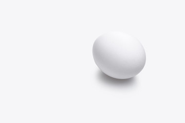 Chicken egg whole closeup