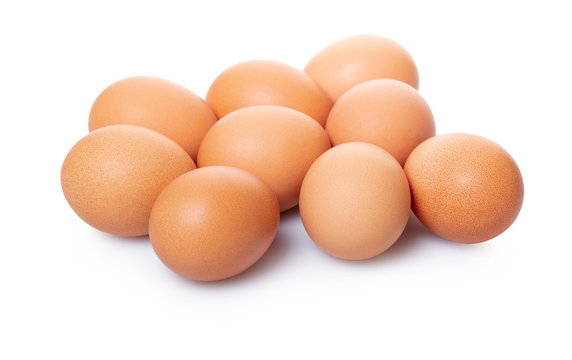 chicken eggs closeup