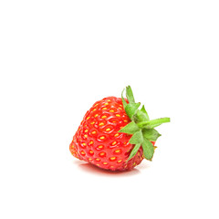 Strawberry on white background