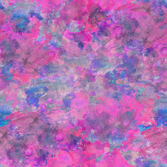 Abstract art seamless pattern. Background texture. Watercolor stains and spots.