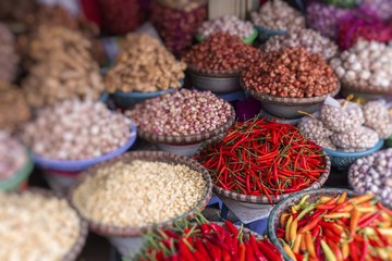 Fruit and vegetable market. Selective Focus.