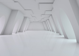 Obraz premium Abstract modern architecture background. 3D