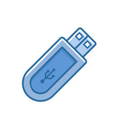 Simple Flat minimalist Flashdisk Icon