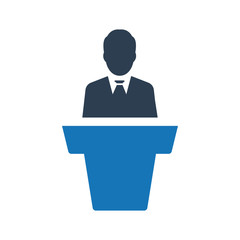 Conference lecture icon