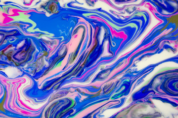 Beautiful abstract painting is a painting technique Ebru .Turkish Ebru style on the water with acrylic paints wring wave.Stylish combination of luxury.Contemporary art marble liquid texture  