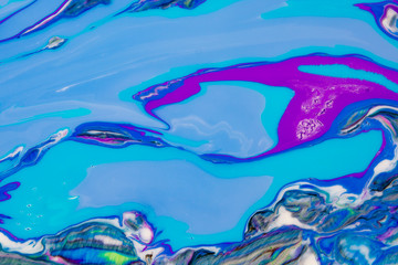 Beautiful abstract painting is a painting technique Ebru .Turkish Ebru style on the water with acrylic paints wring wave.Stylish combination of luxury.Contemporary art marble liquid texture  