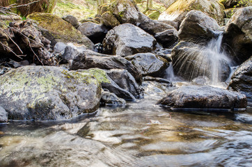 Water Flowing along a Stream
