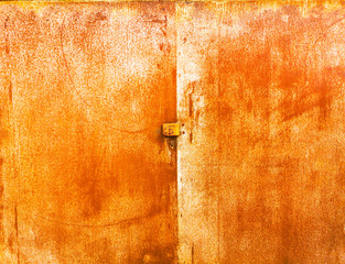 Rust on metal as abstract background