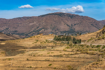 Landscape between Gheralta and Lalibela in Tigray, Ethiopia, Africa