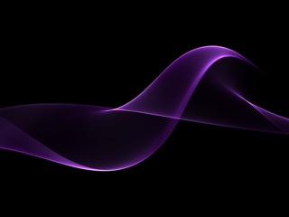 Abstract purple light waves background 