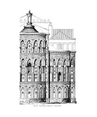 Fototapeta premium Christian illustration. Old image