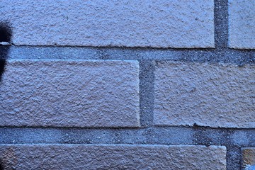 High resolution close up aged and weathered brick walls with red and yellow colored bricks